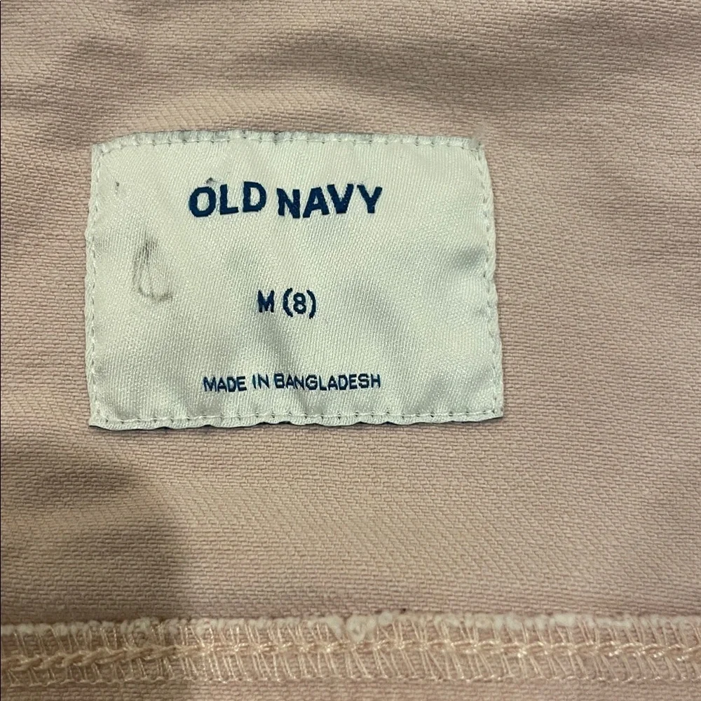 Old Navy Light Pink Girls' Denim Jacket - Button Front